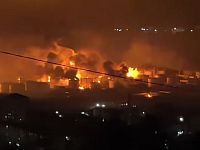 Новая атака на Туапсе: пожар в порту, сообщается о погибшем