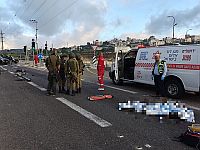 Около Хеврона автомобиль насмерть сбил юношу, ехавшего на электровелосипеде