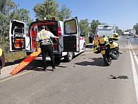 ДТП в Западном Негеве, один из пострадавших в тяжелом состоянии