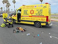 В Тель-Авиве автомобиль сбил женщину, ехавшую на электросамокате