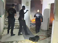 В Джиср аз-Зарке полицейские спасли собаку из горящего заброшенного здания