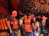 Ночной пожар в Нетании: пожарные спасли из восьмиэтажного жилого дома 25 жильцов