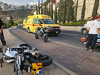 Мотоциклист получил тяжелые травмы в результате ДТП в Хайфе