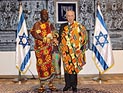 Король ашанти подарил Пересу традиционный костюм и призвал инвестировать в Гану. ФОТО