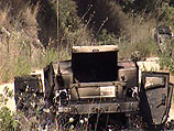 12 июля 2006 года. Бронетранспортер, атакованный боевиками 
