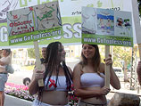 Акция GoTopless в Тель-Авиве. 24 августа 2012 года
