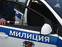 В центре Москвы свадебный кортеж 