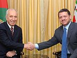 Президент Израиля Шимон Перес и король Иордании Абдалла II