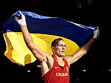 Александр Усик после победы в финальном поединке Олимпиады-2012. Лондон, 11.08.2012