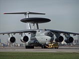 Самолет Бериев А-50, оснащенный системой раннего оповещения (AWACS)