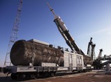 Подготовка к старту космического корабля 
