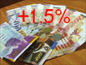 Подоходный налог вырастет на 1,5%