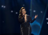Израильская певица Моран Мазор выступает в полуфинале 