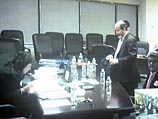 Слушание показаний Йоси Ольмерта с помощью видео-конференции. 7 мая 2013 года