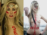 Одна из лидеров FEMEN Александра Шевченко