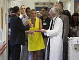 Шэрон Стоун, прибывшая на юбилей Шимона Переса, посетила больницу 