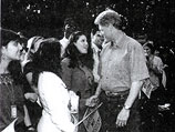 Моника Левински и Билл Клинтон в 1996 году