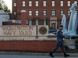Вход на базу военно-морского флота США Navy Yard