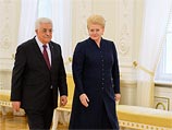 Махмуд Аббас и Даля Грибаускайте. Вильнюс, 21 октября 2013 года