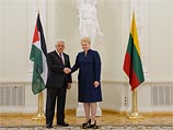 Махмуд Аббас и Даля Грибаускайте. Вильнюс, 21 октября 2013 года