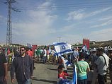 Демонстрация на месте теракта в Гуш-Эцион. 08.11.2013