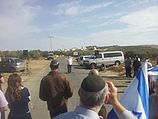 Демонстрация на месте теракта в Гуш-Эцион. 08.11.2013