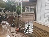 Обрушение стены в Офакиме. 18 ноября 2013 года