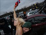 Акция FEMEN в поддержку евроинтеграции Украины. Вильнюс, 29.11.2013