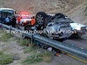 В районе Мертвого моря столкнулись две легковушки и автобус с детьми: один погибший