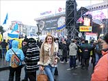 Диана Старкова на Майдане