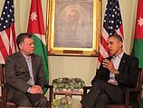Король Иордании Абдалла II и президент США Барак Обама. 14.02.2014