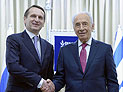 Шимон Перес встретился с Сергеем Нарышкиным. 