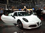 Alfa Romeo 4C на Женевском автосалоне, 5 марта 2013 г.