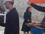 Натали Портман на съемках фильма 