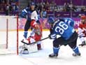 Хоккей: финны победили сборную России в матче 