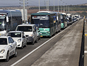 Пожар на выезде из Иерусалима, движение затруднено