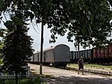 Состав с телами погибших в авиакатастрофе. Торез, 20 июля 2014 года