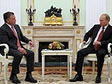 Встреча между президентом России Владимиром Путиным и королем Иорданского Хашимитского Королевства Абдаллой II. 2 октября 2014 года