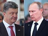 Петр Порошенко и Владимир Путин