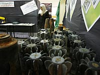 Экспозиция в университете Аль-Акса в Хан-Юнисе. 20 октября 2014 года