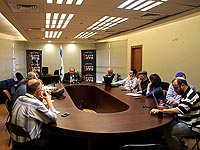 Либерман на встрече с журналистами: 