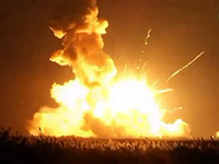 Взрыв ракеты Antares с космическим грузовиком Cygnus. 28 октября 2014 года
