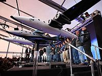 В Калифорнии разбился частный космический корабль SpaceShipTwo