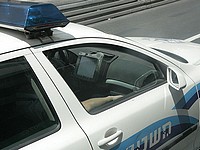 В Самарии подвергся обстрелу полицейский автомобиль