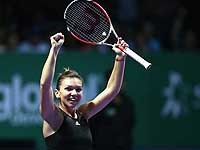 Итоговый турнир WTA: в полуфинал вышли Серена Уильямс и Симона Халеп