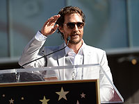 Оскароносец Мэттью Макконахи удостоен звезды  на голливудской Аллее славы