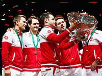 Роджер Федерер побеждает. Швейцария впервые выигрывает Кубок Дэвиса