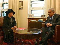 Нетаниягу встретился с женой Джонатана Полларда