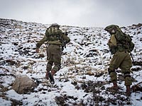 Десантники провели учения на заснеженном склоне Хермона. ФОТО