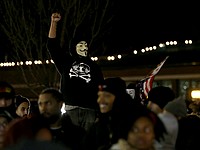 Акция протеста в Фергюсоне, 24 ноября 2014 г.